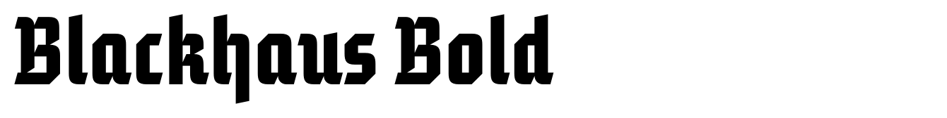 Blackhaus Bold